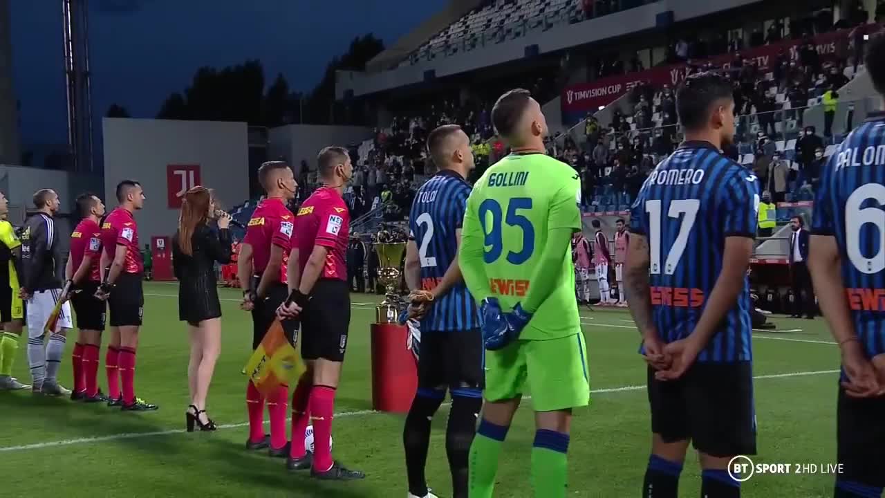 【集锦】意杯-库卢传射小基耶萨制胜 尤文2-1亚特兰大夺冠(小基耶萨转会尤文)