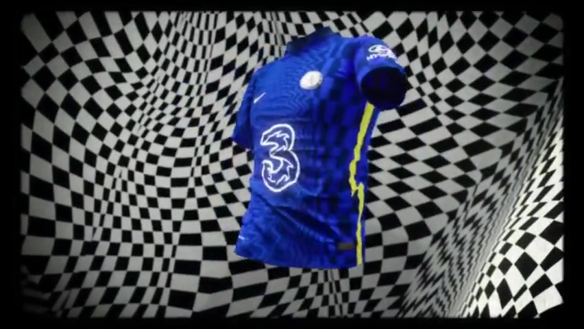 切尔西新赛季球衣！锯齿和方格棋盘纹路（切尔西新赛季球衣谍照）