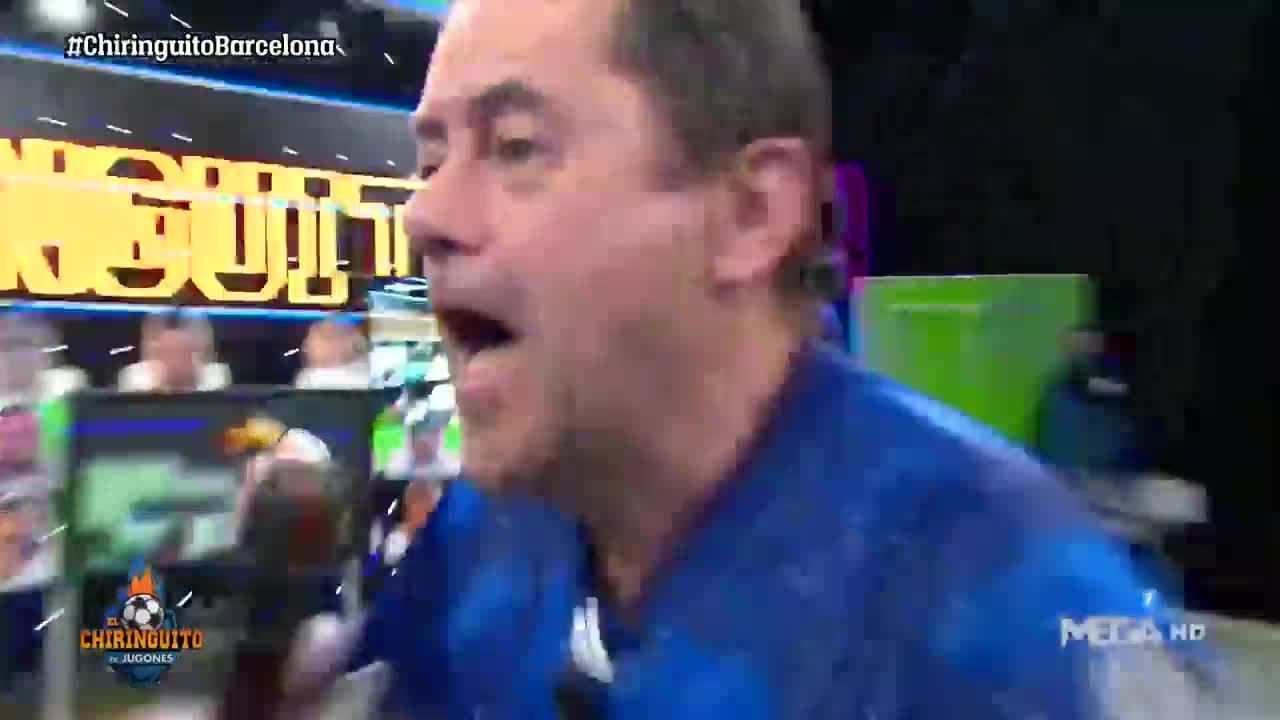 阿斯报主编在巴萨嘉宾面前兴奋起舞（阿斯报主编视频）