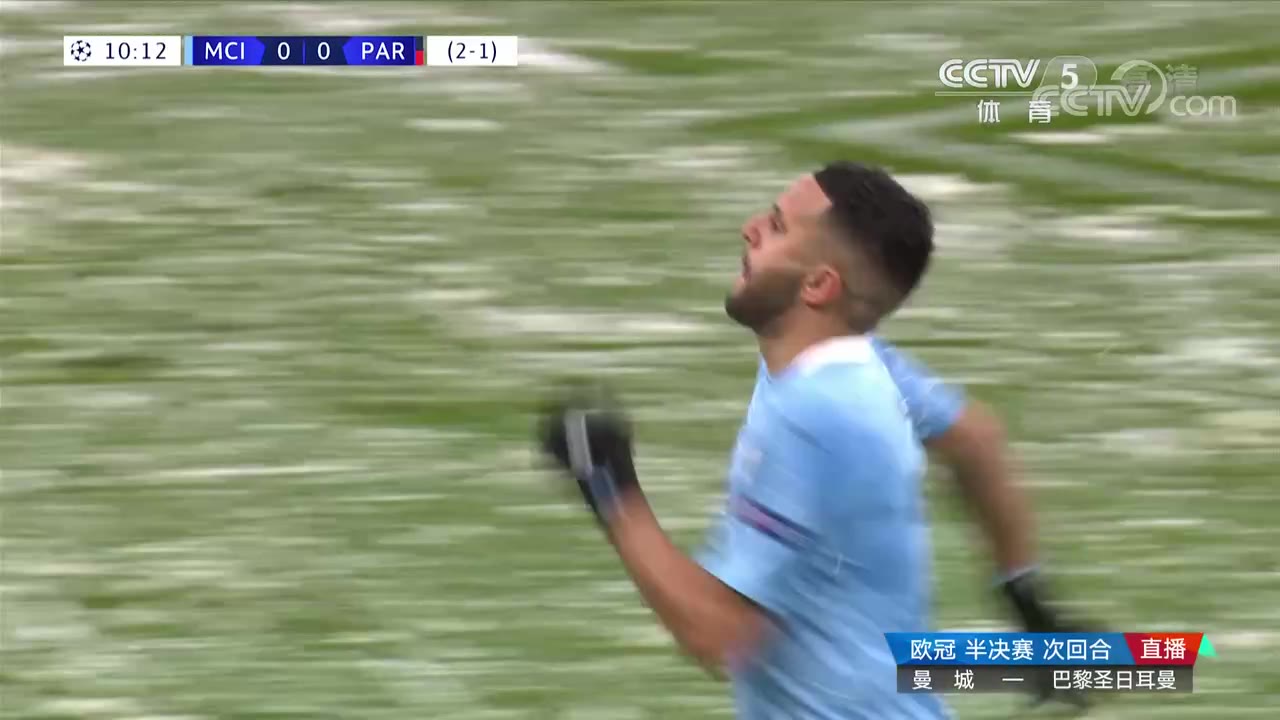 德布劳内射门被挡出 马赫雷斯补射穿裆破门（马赫雷斯和德布劳内）