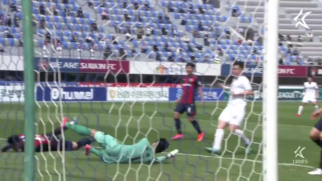 2红+3黄+送3点！K联赛朴志洙再送乌龙球（朴志洙进球）