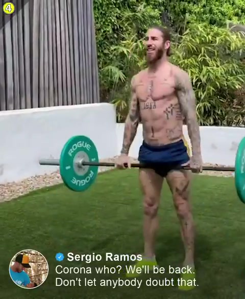 认识大洋彼岸的28卡吗？拉莫斯练举重