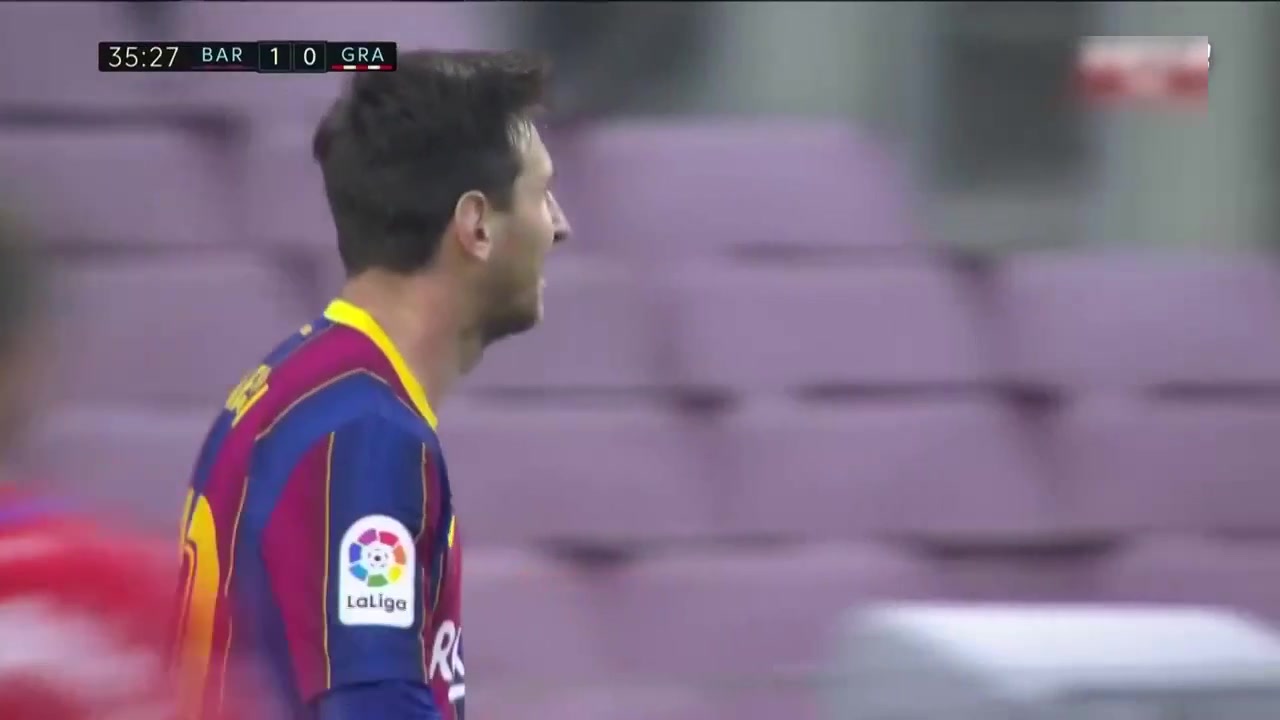 可惜了！梅西单刀推射被门将用脚挡出（梅西单刀视频）