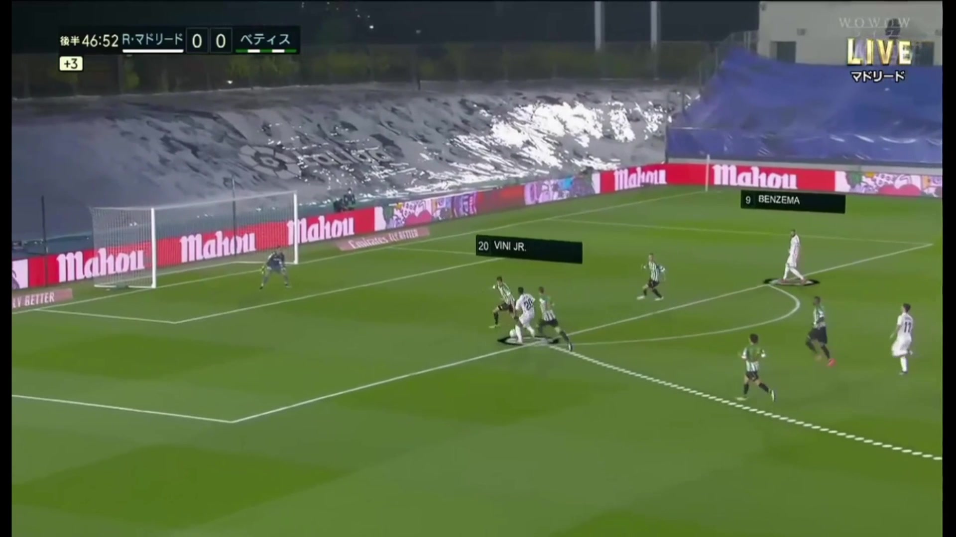 一顿操作猛如虎！维尼修斯带球狂奔60米射门绵软无力