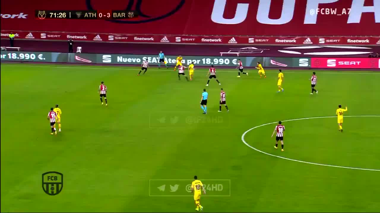 【进球】防不住了！梅西低射破门梅开二度（梅西射门精彩瞬间）