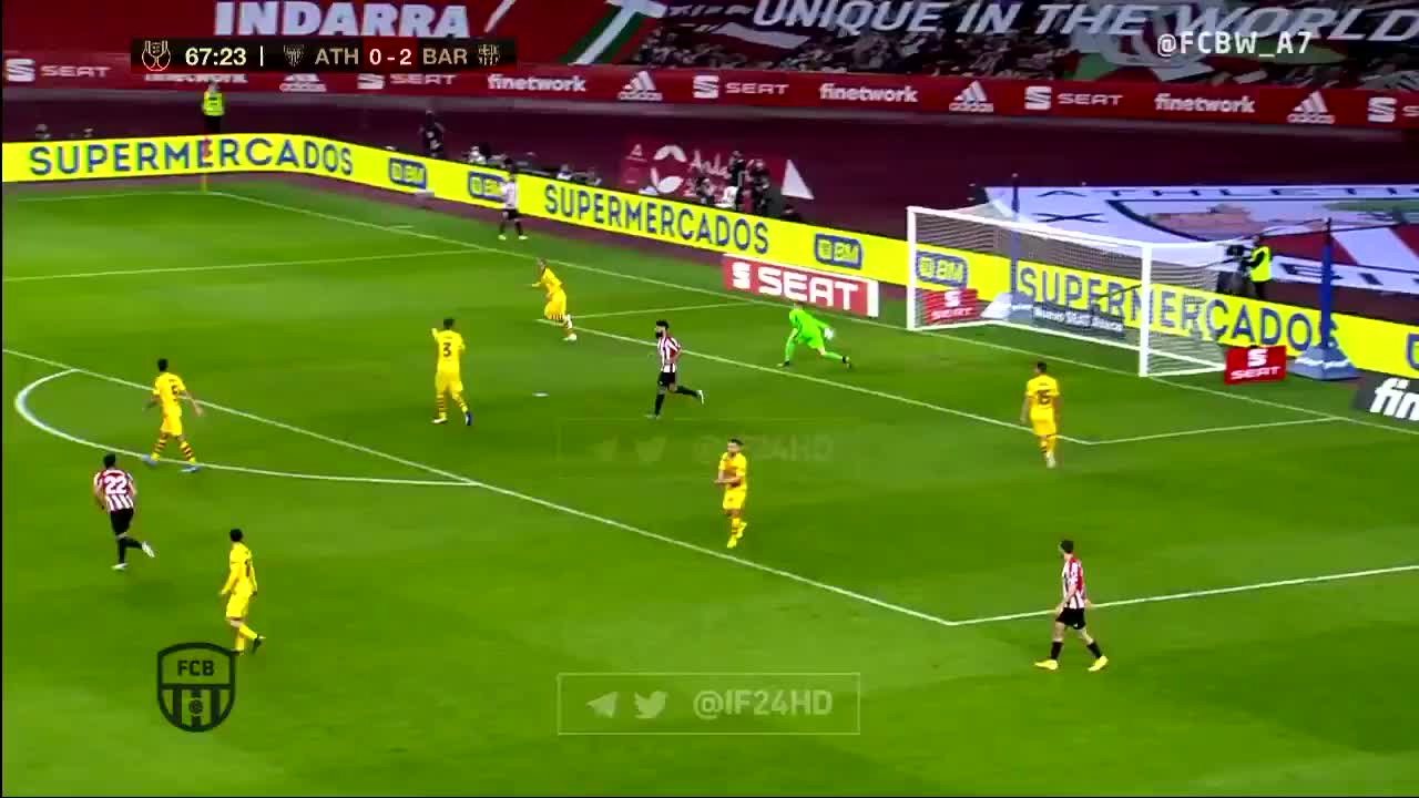 【进球】美如画！梅西与队友完美配合破门（梅西和队友）