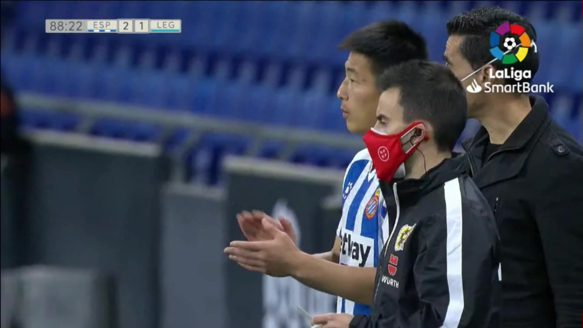 武磊西乙替补出战6分钟 胸部停球+转身传球（武磊西乙视频）