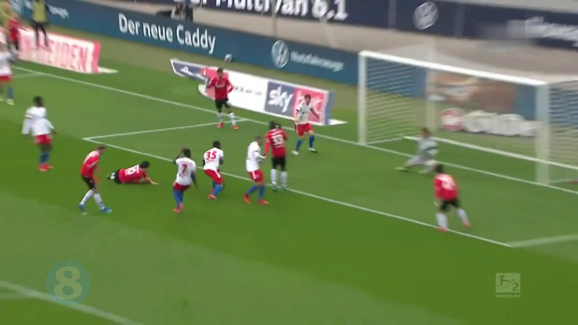 原口元气德乙神级梅开二度 怒轰世界波+躺地破门惊艳全场(原口元气集锦)