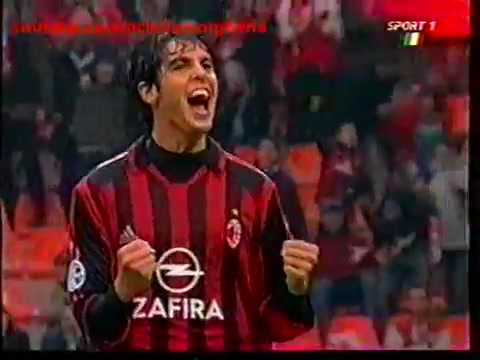 年轻帅气！回顾卡卡米兰生涯首个帽子戏法（卡卡米兰时期的发型）