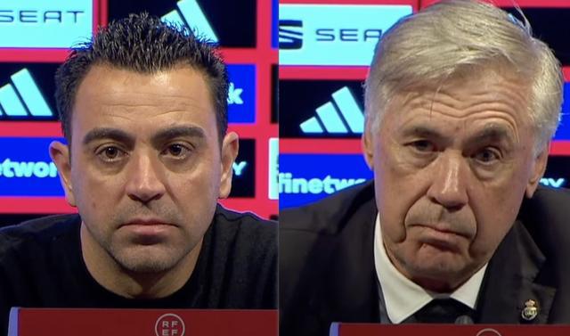 （哈维什么水平）所以谁赢了？哈维安帅赛后表情对比：哈维似泛泪+安帅大小眼