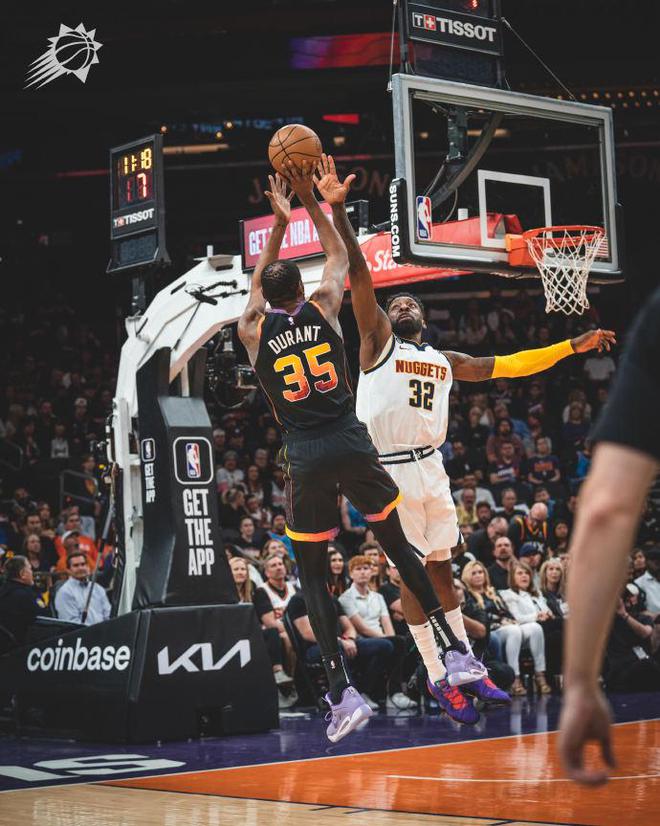 （太阳对掘金保罗数据）太阳险胜残阵掘金7连胜!KD29+7+4保罗25分+7三分