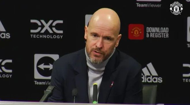 （滕哈格续约）滕哈格：希望球队像机器一样运作，不犯错