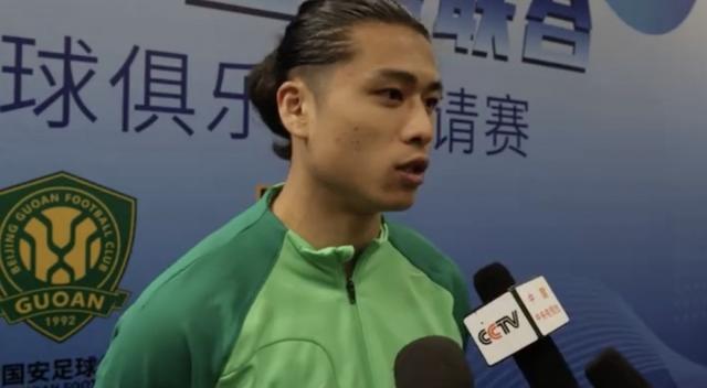 （国安张玉宁年龄）张玉宁：还有两三周就可以合练 国安新赛季的成绩会比去年好