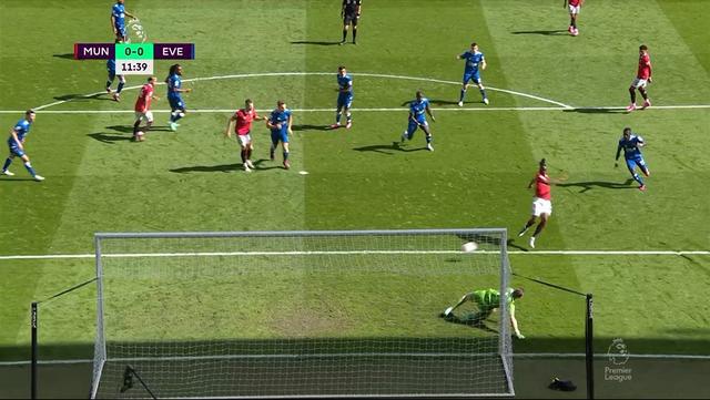 （万比萨卡落选）0星逆足！万-比萨卡左脚补射空门逆天打偏 安东尼后仰凌空中柱