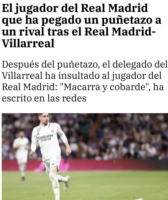 输球又输人？皇马1亿巨星拳打对手！暴怒原因揭晓，或遭停赛重罚