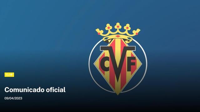 报案 ！比利亚雷亚尔声明：巴埃纳已正式向警方投诉巴尔韦德