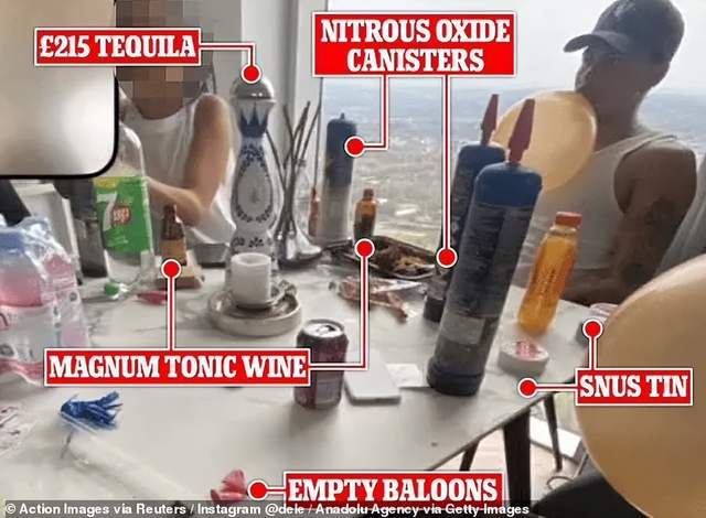 （热刺成笑柄）笑气烈酒烟草！前热刺堕落天才社媒晒照惹争议 曾一度身价过亿