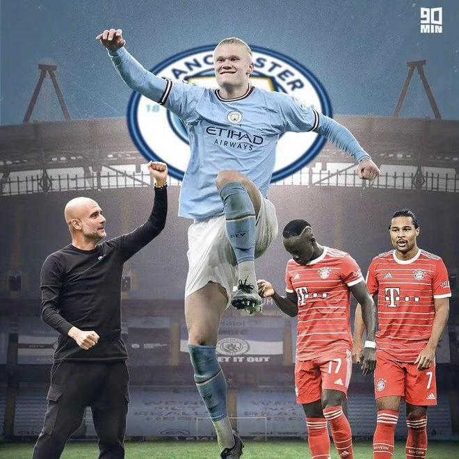 （欧冠曼城3比2逆转拜仁）恐怖魔人！欧冠曼城3-0拜仁占先机 哈兰德创造一系列纪录