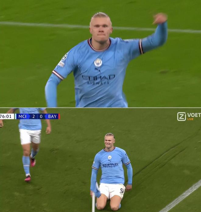 哈兰德欧冠炸裂表演：7分钟打崩拜仁！英超官方：这个男人无上限