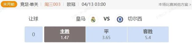 （蓝军欧冠夺冠）周三解析两场欧冠：混乱的蓝军能否在伯纳乌上演奇迹?