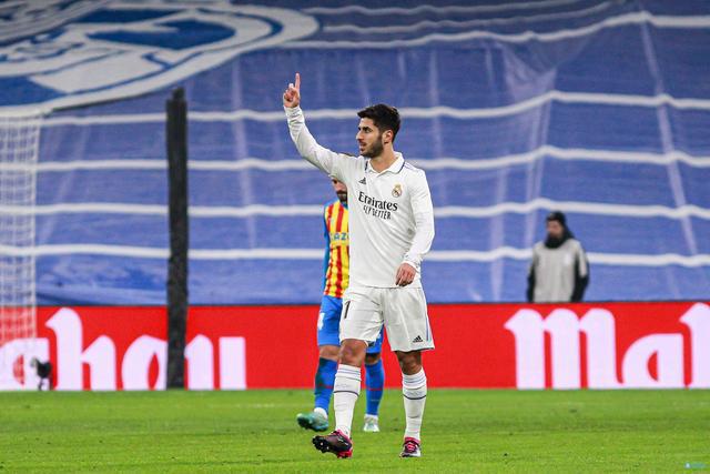 (阿森西奥中场)大场面先生,阿森西奥欧冠淘汰赛进球数是小组赛进球数的两倍