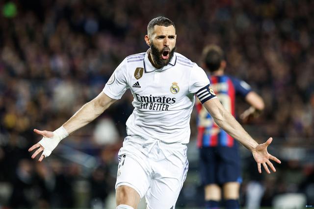 (本泽马欧冠进球全记录)35岁3个月,本泽马成1999年以来欧冠1/4决赛最年长进球