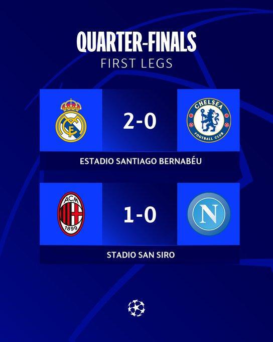 （詹大师米兰）詹俊：米兰双雄半决赛上演德比战？切尔西很难翻盘了......