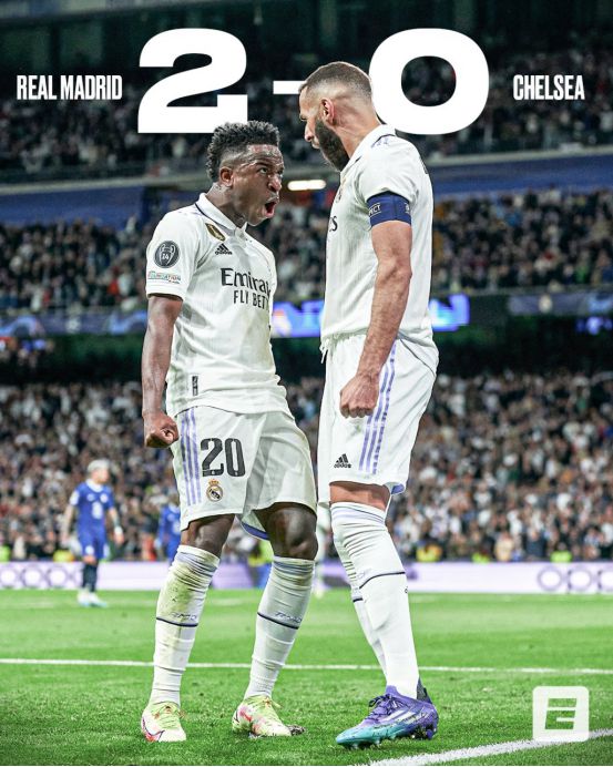 (皇马2队)平平无奇碾压局,皇马2-0蓝军占先机