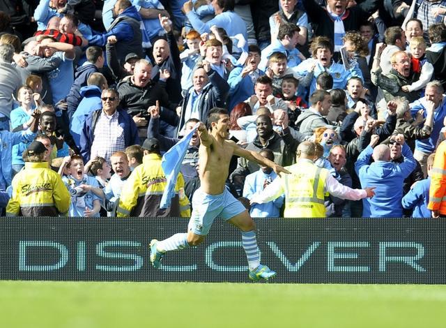 （阿圭罗英超冠军）英超30年最佳改变比赛表现：阿圭罗9320绝杀助曼城夺冠当选