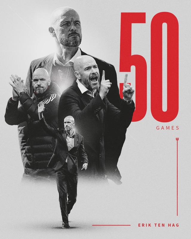 （滕哈格曼联）该叫一声滕…？滕哈赫迎曼联50场里程碑：此前35胜6平8负