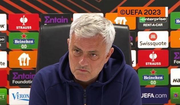 （穆里尼奥执教过兰帕德吗）穆里尼奥：我们进球少是因为没有哈兰德 迪巴拉或无缘次回合