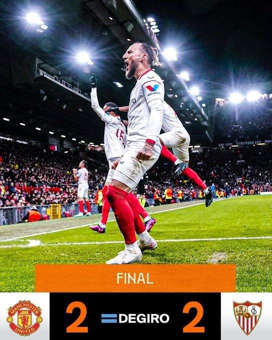 (塞维利亚足球俱乐部官网)客场绝平曼联后,塞维利亚票务网站一度崩溃