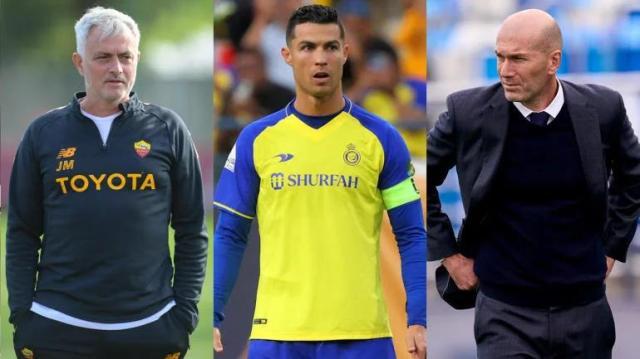 （c罗鼓励穆里尼奥）C罗手握主帅生杀大权，助利雅得胜利锁定穆里尼奥和齐达内？