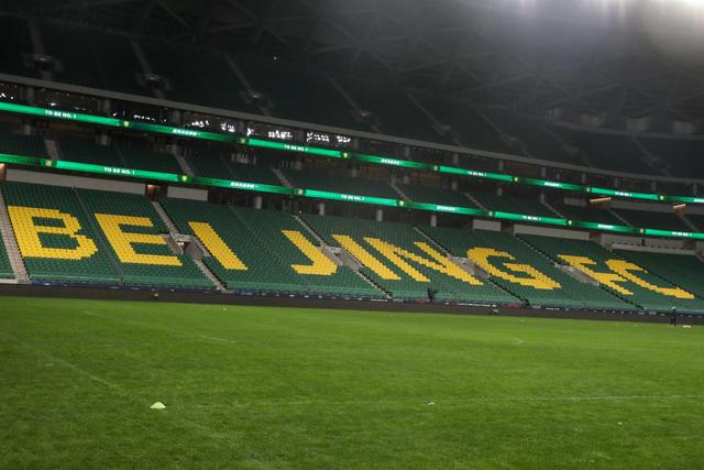 (权威杂志探秘中超赛场:当工体迎来京沪大战)新工体迎来首场中超赛前新闻发布会