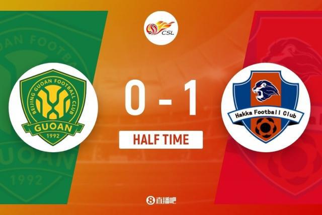 (叶楚贵进球)半场-叶楚贵爆射打入新工体首球 梅州客家暂1-0北京国安