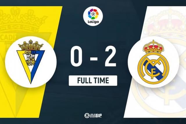 （纳乔皇马队长）西甲-纳乔远射阿笑破门奔马2中框罗德里戈屡失良机 皇马2-0加的斯