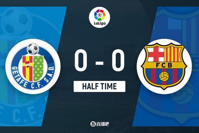 (巴萨罗那赫塔菲)半场-拉菲尼亚、巴尔德连续中柱罗贝托伤退 巴萨暂0-0赫塔费