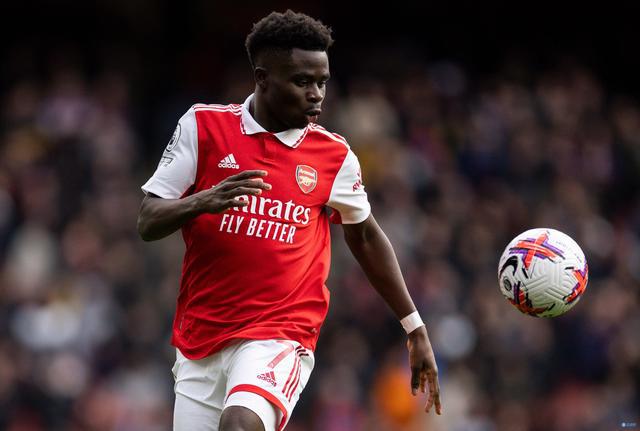 (萨卡什么水平)萨卡全场数据:1次失点,4次尝试过人仅成功1次&17次丢失球权