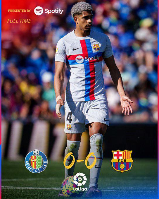 （巴萨82拉菲）西甲-拉菲巴尔德中柱莱万哑火 巴萨0-0连平11分领跑