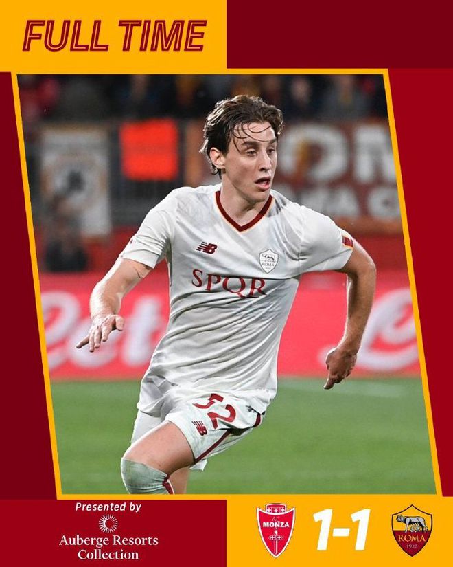 （沙拉维转会罗马）意甲-沙拉维破门切利克染红 罗马1-1蒙扎3轮不胜