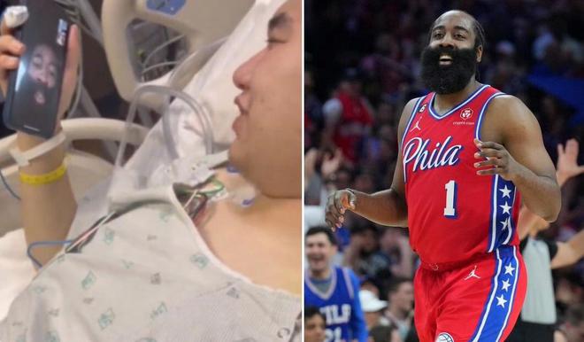 （哈登中国行2019）哈登太暖了!邀枪击案幸存中国留学生现场观战G4