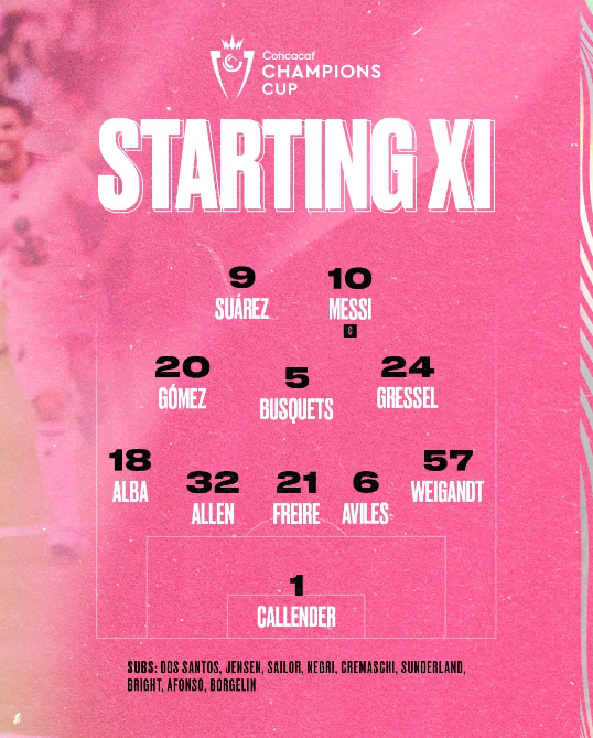 迈阿密国际遭遇美冠杯1/4决赛首回合失利